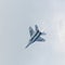 War jet plane in sky