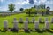 War memorial, Commonwealth Cemetery of Cassino in Italy of the Second World War