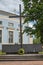 War memorial cross at St. Johns Church, Hamina, Finland