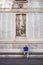 War Memorial on the Moretti Scarpari Wing of the City Hall Palazzo Moroni of Padua, Italy