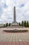 War memorial Obelisk to the liberators of the city of Rzhev on the mound of Glory. Tver region.