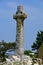 War memorial stone cross, Binham Priory or St Mary`s Priory, Binham, Norfolk, England, UK