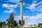 The War Memorial on the Tmaka river embankment in the city of Tver, Russia.