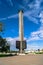 The War Memorial on the Tmaka river embankment in the city of Tver, Russia.