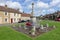 War Memorial On A Village Green