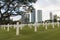 War military cemetery in city