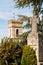 War monument and belfry in Almeida, Portugal