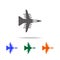 war plane icon. Elements of Military aircraft in multi colored icons for mobile concept and web apps. Icons for website design an