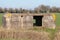 War time pillbox, bunker used during the war