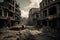 The War-Torn City Shows The Devastating Consequences Of The Conflict - Generative AI