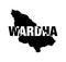 Wardha dist map typoghraphy. its a Maharashtrian state