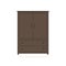 Wardrobe isolated icon. Brown wardrobe on white background.