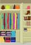 Wardrobe room full of woman\'s cloths