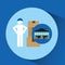 Warehouse building man worker package