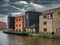 Warehouse buildings at Wigan Pier on the Leeds - Liverpool Canal.