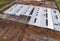 Warehouse Construction from metal structure. Steel Structure Warehouse Building on light gauge steel framing. Aerial view of