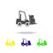 warehouse loader multicolored icons. Signs and symbols collection icon for websites, web design, mobile app on white background