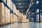A warehouse with massive storage facilities.