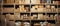 Warehouse Shelves Stacked With Neatly Organized Storage Boxes