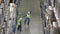 Warehouse workers have dance battle during break