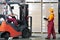 Warehouse works (forklift