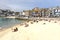 Warf road and harbor beaches, St. Ives, Cornwall, UK