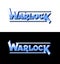 Warlock. German heavy metal band vector logo.