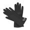 Warm burgundy gloves for hands. Female winter accessory. Woman clothes single icon in monochrome style vector