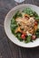 Warm Chanterelle and Hazelnut Salad with Tomatoes and Cheese