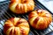 a warm croissant still emanating a delightful aroma from the oven its heavenly scent generated by ai