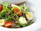 Warm delicious italian salad with beef tongue