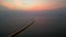 Warm-hued Penang Second Bridge sunset