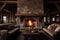 Warm and inviting rustic barn room interior design with modern comforts for cozy charm