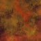 Warm orange cooper red brown background, retro art abstract paint shapes, antique brush strokes