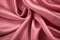 Warm pink soft silk fabric