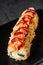 warm sushi roll hot dog in panko breadcrumbs