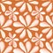 Warm Toned Floral Pattern Background with Vintage Feel