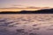 Warm Tones of Icy Abraham Lake