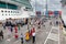 Warm Welcome at the Port of Cartagena as Cruise Ship Guests disembark