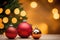 Warm and Welcoming Christmas Interior, Realistic Bokeh Background, AI Generated
