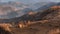 Warm Winter In Romania. Dumesti, Alba, West Romanian Mountains  Muntii Apuseni . Beautiful Morning Rural Landscape With Lonely T