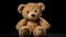 Warmcore Teddy Bear Portrait With Darkly Comedic Realism