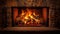 warmth fireplace flames