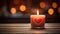 warmth heart candle