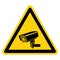 Warning This Area Is Under 24 Hour Video Surveillance Symbol Sign, Vector Illustration, Isolate On White Background Label. EPS10