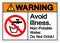 Warning Avoid illness Non Potable Water Do Not Drink Symbol Sign, Vector Illustration, Isolate On White Background Label .EPS10