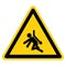 Warning Back Crush Force From Above Symbol Sign, Vector Illustration, Isolate On White Background Label .EPS10