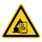 Warning Beware of Robot Symbol Sign, Vector Illustration, Isolate On White Background Label .EPS10