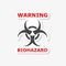 Warning Biohazard, poster sticker