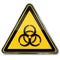 Warning of biohazards